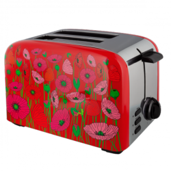 TOAST'IN 2 - Toaster motif coquelicots Pylones