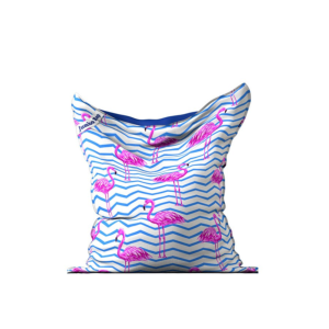 COUSSIN JUMBO BAG ORIGINAL TISSU IMPRIME FLAMINGO 