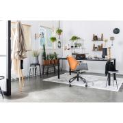 TABLE STORM 180X90 cm EN PLATEAU MDF COLORIS NOIR ZUIVER