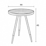 Table d'appoint Denise - Ø44 x H45 cm 