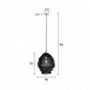 Suspension LENA taille L - Noire
