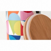 Boîte en porcelaine avec couvercle en bambou "Solena" - 1,25l