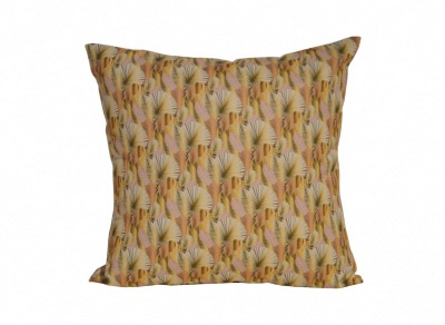 Coussin MOTIF PLUMES 45X45 cm, toile polyester 280 gr traité déperlant. PROLOISIRS