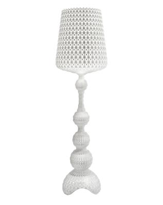 Lampadaire KABUKI OUTDOOR blanc opaque, avec variateur de lumière, H : 166cm IP44 26W LED Kartell