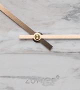 Horloge MARBLE en marbre coloris blanc ZUIVER