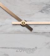 Horloge MARBLE en marbre coloris blanc ZUIVER