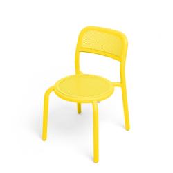 Chaise TONI coloris Jaune, aluminium, L51.3xH80.5xP55cm Fatboy