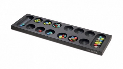 Jeu Mancala en bois pour 2 joueurs Remember