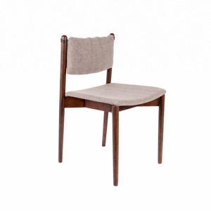 Fauteuil en bois et tissu Torrance - Dutchbone