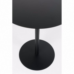 Table bistro SNOW noire - Ø 57cm - ZUIVER