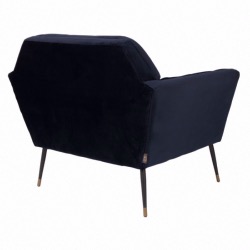 Fauteuil Lounge KATE bleu profond - DUTCHBONE