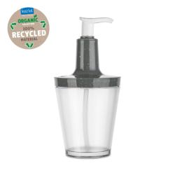 Distributeur de savon liquide 250ml FLOW gris nature recyclé Koziol