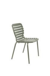 Chaise VONDEL en aluminium VERT empilable, charge maxi 140kg L55,1XP58,2XH82,5cm Zuiver