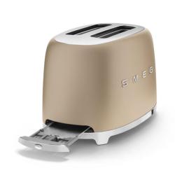 Toaster 2 tranches années 50 - Or mat SMEG