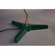 Lampe à poser vintage en métal vert DEVI - Dutchbone