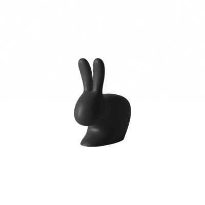 Butee de porte LAPIN "Stefano Giovanni" en polyéthylène coloris noir