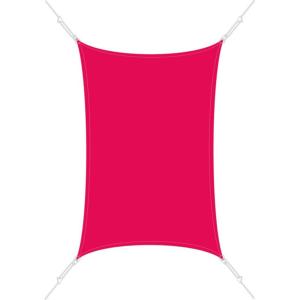 Voile Easy Sail rectangulaire 3x4,5m coloris Framboise