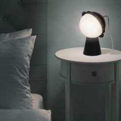 Lampe DAISY rouge a led rechargeable Qeeboo