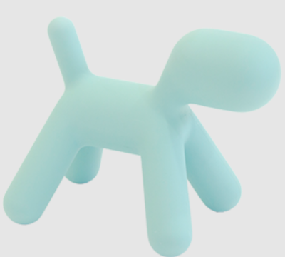 Chien PUPPY XS Chien abstrait extrat small turquoise en polypropylene Magis