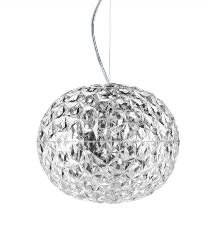 Lampe PLANET cristal Ø31cm Hauteur 27cm Technopolymère thermoplastique teinté dans la masse Kartell