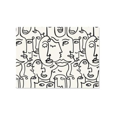 Set de table minorque blanc rectangulaire PODEVACHE Y 33x45cm