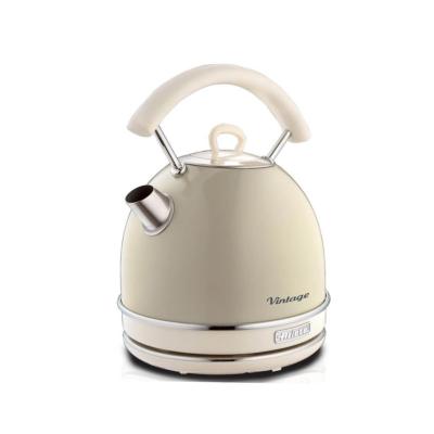 Ariete Bouilloire Vintage BEIGE 1,7L, filtre amovible. Base sans fil 360°, 2000W