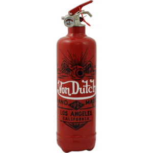 Extincteur design Von Dutch rouge - FIRE DESIGN