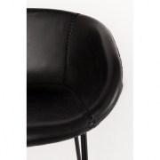 CHAISE HAUTE FESTON BLACK 65 cm - ZUIVER