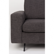 Fauteuil JEAN 1 place coloris anthracite - ZUIVER