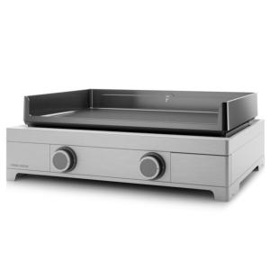 Plancha modern Gaz 60 chassis Inox 2 brûleurs