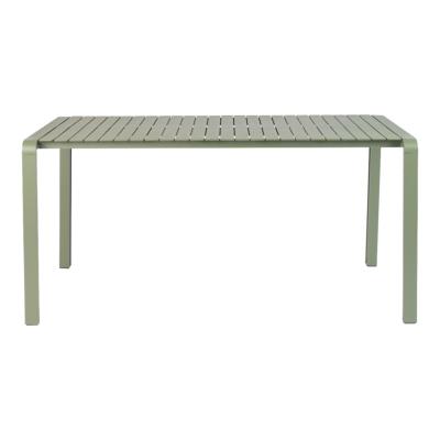Table repas VONDEL en aluminium VERT L168,5XP87,2XH75cm  Zuiver