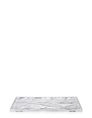  Plateau DUNE CRISTAL 55x38cm Kartell