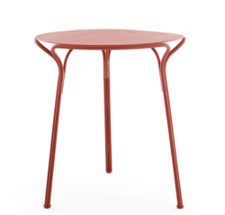 Table HIRAY rouille en acier zingué peint, Ø65cmXH72cm design Ludovica+Roberto Palomba Kartell