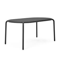 Table TONI coloris Anthracite aluminium 160x90cm