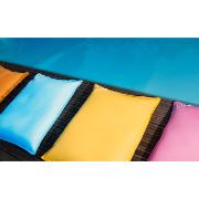 COUSSIN GÉANT SWIMMING BAG FLOTTANT JAUNE