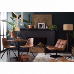 Fauteuil Lounge BAR - coloris vintage brown - DUTCHBONE