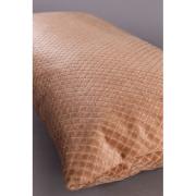 Coussin SPENCER rectangulaire 60x30cm coloris vieu rose tissu en 39 % Viscose, 31 % coton, 30 % acry