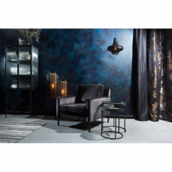 Fauteuil HOUDA Anthracite  Dutchbone