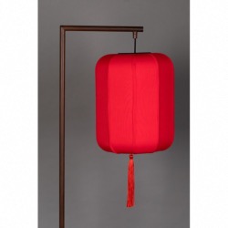 Lampadaire SUONI rouge L30xH32xP157 cm  Abat-jour rouge Dutchbone