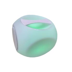 Cube avec poignée HP résine roto moulé avec Led et haut-parleur Bluetooth RGB rythme 