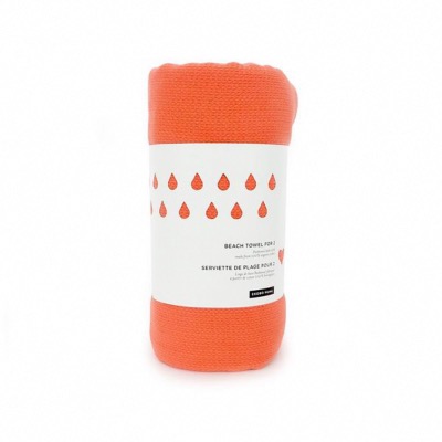 Serviette Go Beach pour 2 - Coral Ekobo