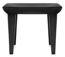 Table basse BUBBLE CLUB Noir en polyethylene teinté dans la masse poudré Kartell