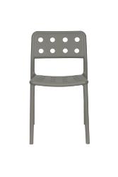 Chaise Serra Grise 53x41xH80 cm. Polypropylène Plastique