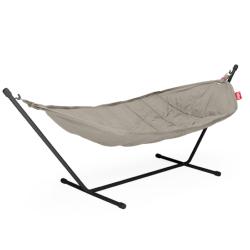 Grand Hamac superb Headdemock filet hamac grey  structure en metal noir Fatboy