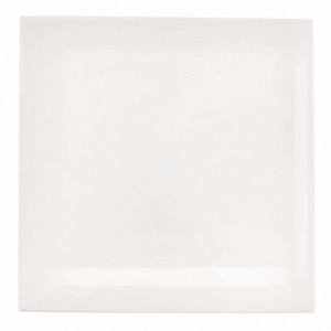 ASSIETTE CARREE 23X23 CM BLANCHE