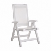 Fauteuil pliant ESMERALDA LUX blanc - Scab Design