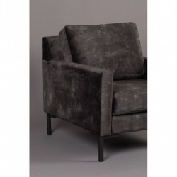 Fauteuil HOUDA Anthracite  Dutchbone