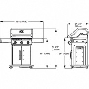 Barbecue gaz Rogue R425 black - NAPOLEON