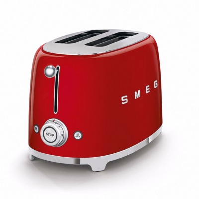 Toaster 2 tranches années 50 - rouge - SMEG