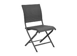 Chaise ELEGANCE aluminium Graphite/Mat - Océo